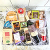 Large Artisan Cheese & Wine Hamper | Wine & cheese assortment gift variation no olives 