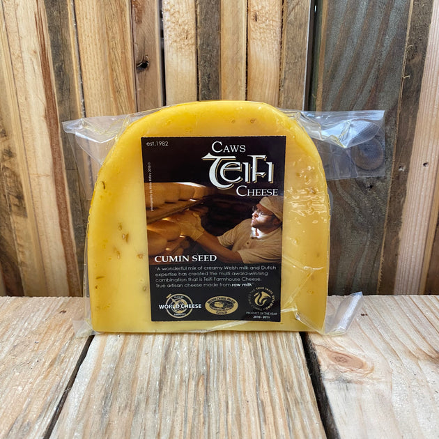 Teifi Cumin | Welsh Gouda Style Cheese With Cumin Seeds | Unpasteurised ...