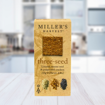 Miller Harvest Three-Seed Crackers