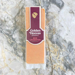 Golden Hooves Red Leicester - Regenerative Welsh Cheese | 200g+
