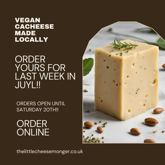 Our Cashew-based Vegan Cheeses are meticulously handcrafted in the heart of North Wales by a passionate small vegan business