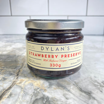 Dylan's Restaurant Strawberry Balsamic Preserve 330g Welsh Jam