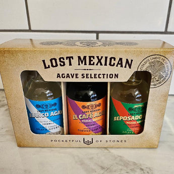 Pocketful of Stones – Lost Mexican Tequila Tasting Gift Set | 3 x 5cl