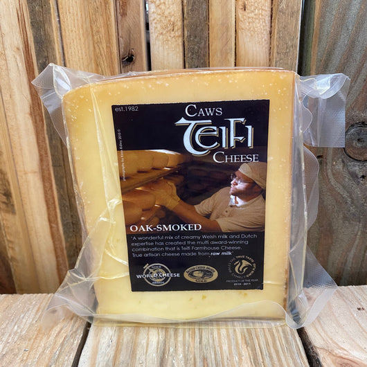 Teifi Caerphilly Oak-Smoked Welsh Cheese