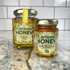 two sizes of Local Welsh Honey Gronant Flintshire