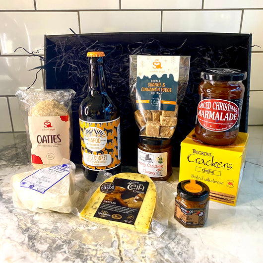 Christmas Welsh Goodies - all Welsh products hamper gift with Welsh Ale