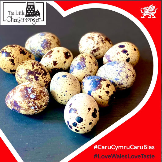 Local Welsh Quails Eggs Dozen Box